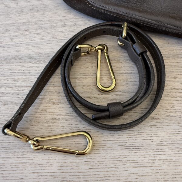 Louis Vuitton Chocolat Monogram Empreinte Leather Audacieuse PM Bag