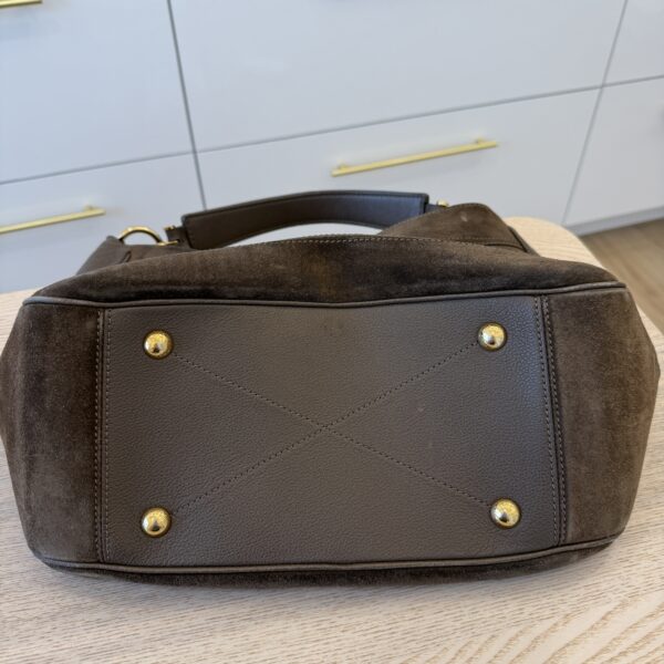 Louis Vuitton Chocolat Monogram Empreinte Leather Audacieuse PM Bag