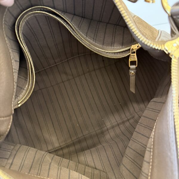 Louis Vuitton Chocolat Monogram Empreinte Leather Audacieuse PM Bag