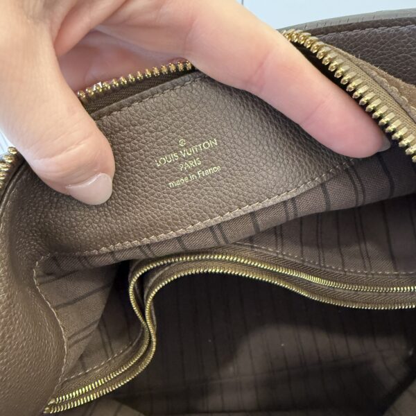 Louis Vuitton Chocolat Monogram Empreinte Leather Audacieuse PM Bag