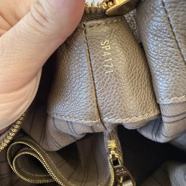 Louis Vuitton Chocolat Monogram Empreinte Leather Audacieuse PM Bag