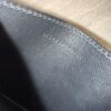 Saint Laurent (YSL) Grain De Poudre Matelasse Chevron Monogram Credit Card Case Black