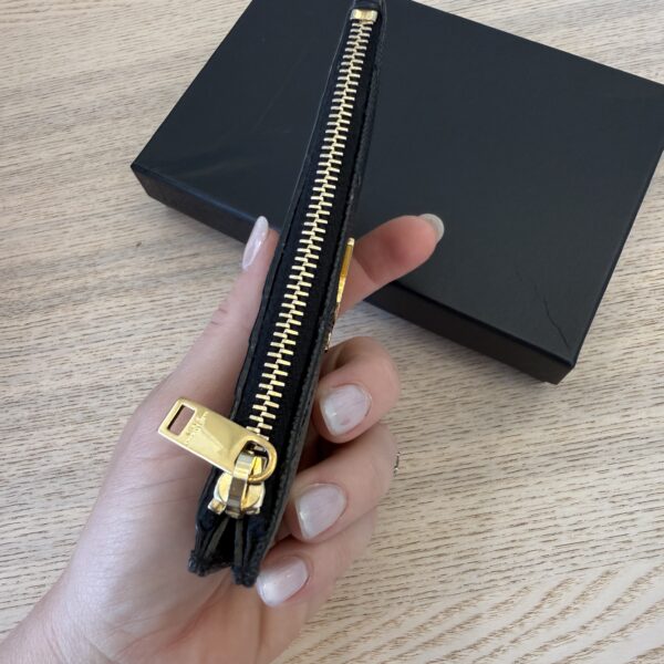 Saint Laurent (YSL) CassandrÃ© Matelasse Large Flap Wallet Black