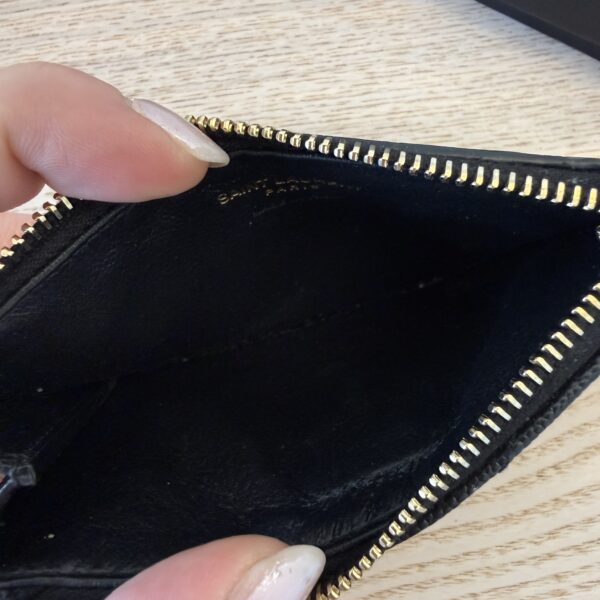 Saint Laurent (YSL) CassandrÃ© Matelasse Large Flap Wallet Black