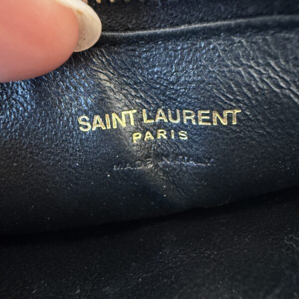 Saint Laurent (YSL) CassandrÃ© Matelasse Large Flap Wallet Black