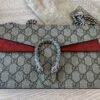 Gucci Dionysus Bag GG Coated Canvas with Crystal Embellished Metal Small