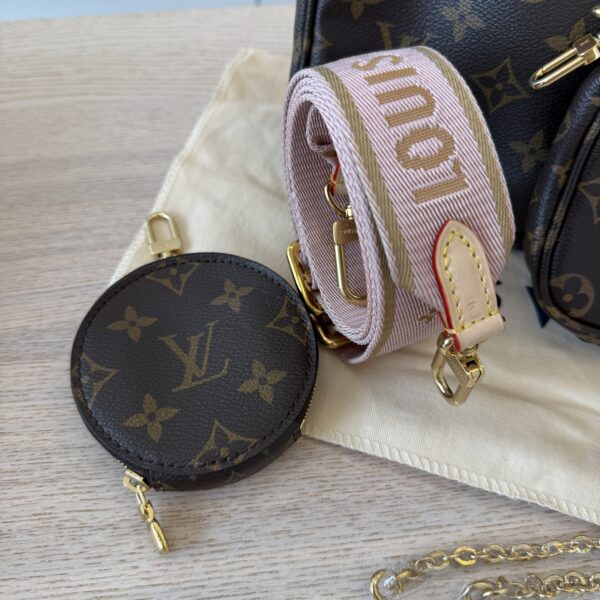 Louis Vuitton Monogram Multi Pochette Accessories Rose Clair