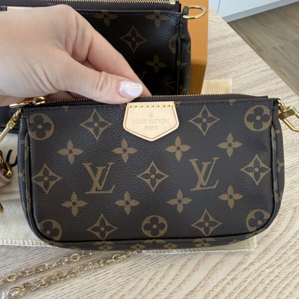 Louis Vuitton Monogram Multi Pochette Accessories Rose Clair