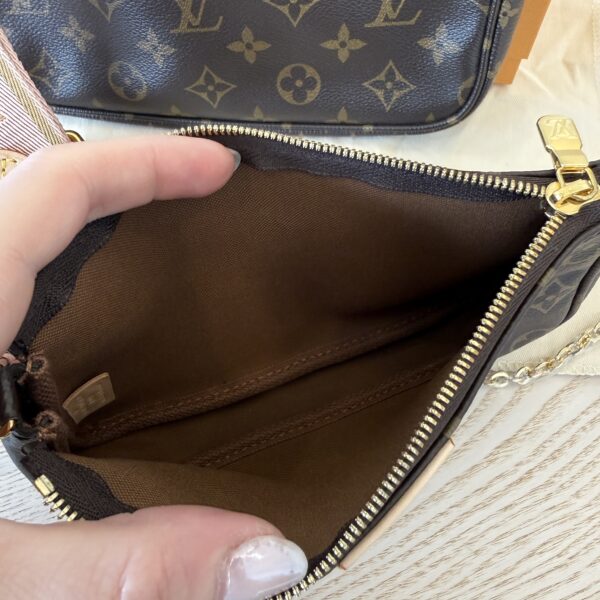 Louis Vuitton Monogram Multi Pochette Accessories Rose Clair