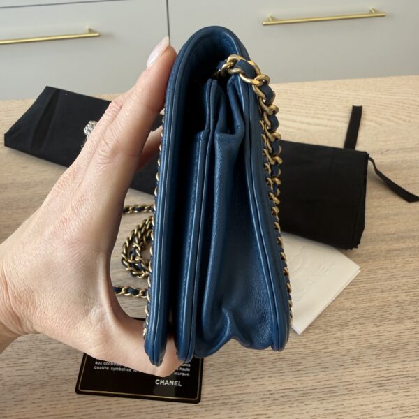 Chanel Chain Around Boy Wallet on Chain Quilted Lambskin