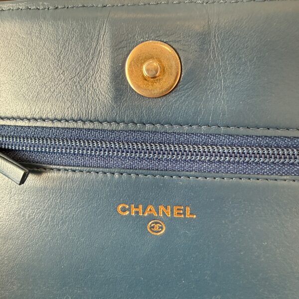 Chanel Chain Around Boy Wallet on Chain Quilted Lambskin
