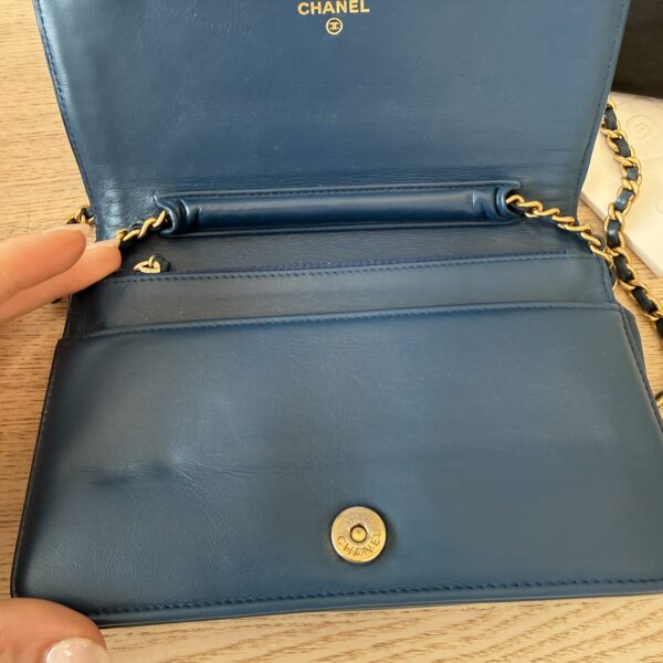 Chanel Chain Around Boy Wallet on Chain Quilted Lambskin
