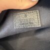 Gucci Monogram Jumbo GG Textured Dollar Calfskin Web Belt Bag Black