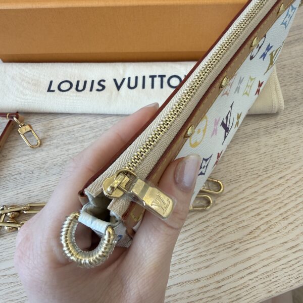 Louis Vuitton LV X TM Monogram Multicolor Pochette Accessories White