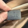 Gucci Calfskin Matelasse Mini GG Marmont Chain Shoulder Bag Black
