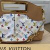 Louis Vuitton Monogram Multicolor Judy MM White