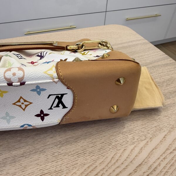 Louis Vuitton Monogram Multicolor Judy MM White