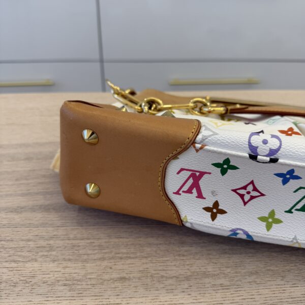 Louis Vuitton Monogram Multicolor Judy MM White