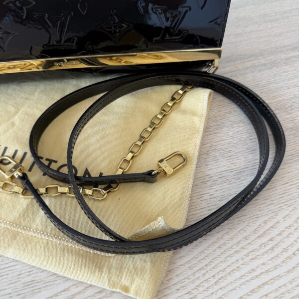 Louis Vuitton Amarante Monogram Vernis Ana Clutch Bag