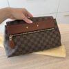 Louis Vuitton Damier Canvas Pochette Ascot Clutch Bag