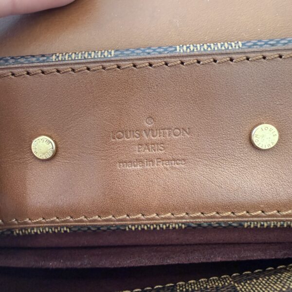Louis Vuitton Damier Canvas Pochette Ascot Clutch Bag
