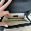 Gucci GG Black Leather Mini Dionysus Shoulder Bag Crystals