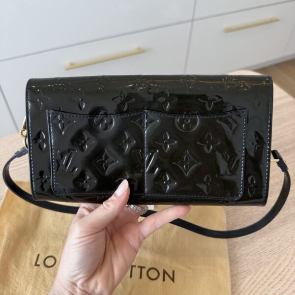 Louis Vuitton Monogram Vernis Rossmore MM Bag Infini (Blue)