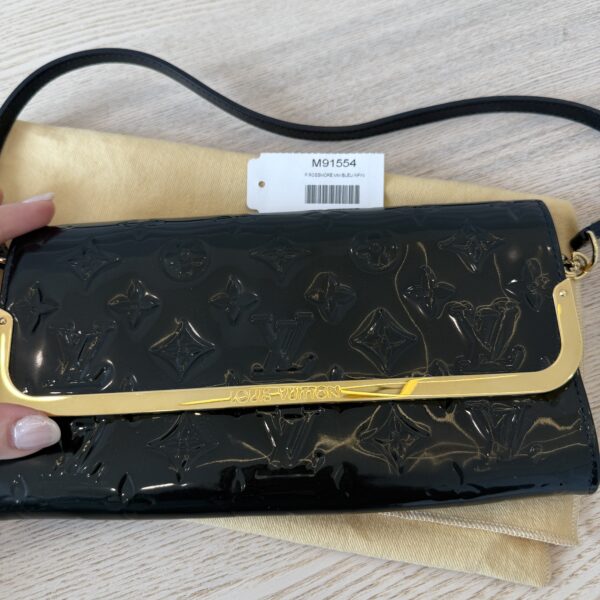Louis Vuitton Monogram Vernis Rossmore MM Bag Infini (Blue)