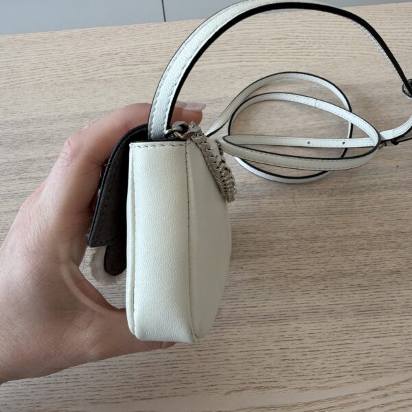Fendi Orange Micro Monster Leather Baguette White