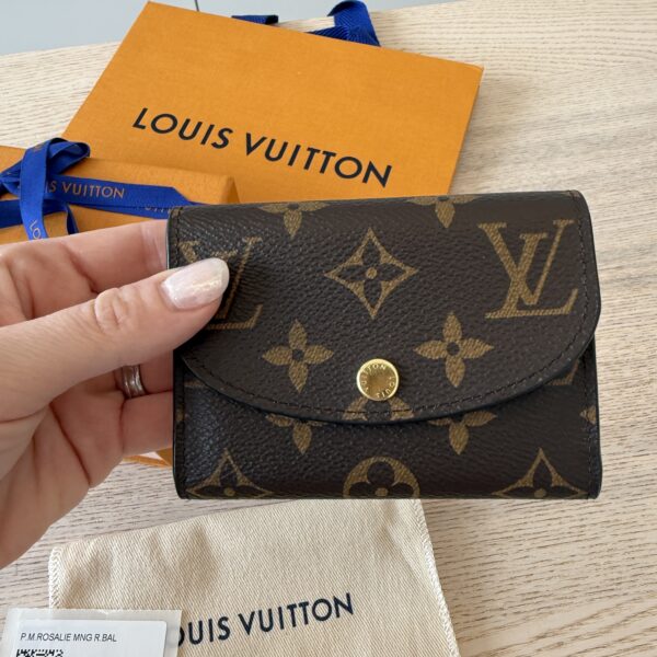 Louis Vuitton Monogram Rosalie Coin Purse Rose Ballerine