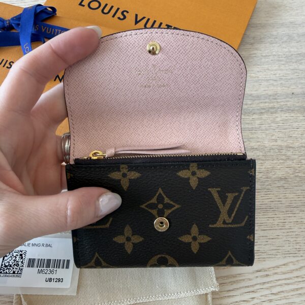 Louis Vuitton Monogram Rosalie Coin Purse Rose Ballerine