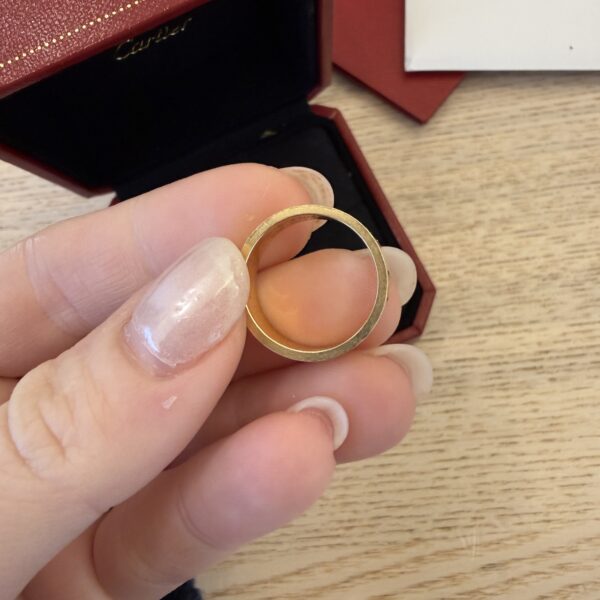 Cartier 18K Yellow Gold 5.5mm LOVE Ring 53 US Size 6.25