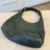 Louis Vuitton Kaki Intrecciato Woven Nappa Leather Ball Hobo Bag