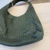 Louis Vuitton Kaki Intrecciato Woven Nappa Leather Ball Hobo Bag