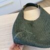 Louis Vuitton Kaki Intrecciato Woven Nappa Leather Ball Hobo Bag