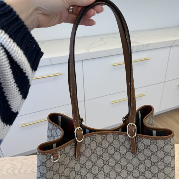 Gucci GG Emblem Large Tote Bag
