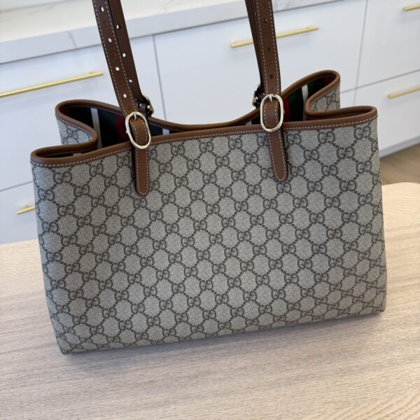 Gucci GG Emblem Large Tote Bag