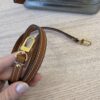 Louis Vuitton Alma Handbag Metallic Monogram Vernis with Leather BB