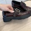 Prada Burgundy Loafers Size 38.5