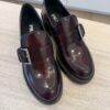 Prada Burgundy Loafers Size 38.5
