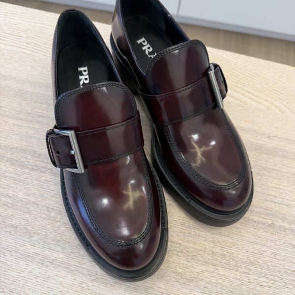 Prada Burgundy Loafers Size 38.5