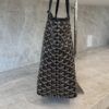 Goyard Goyardine Saint Louis PM Black and Black Leather
