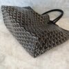Goyard Goyardine Saint Louis PM Black and Black Leather