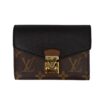 Louis Vuitton Monogram Pallas Compact Wallet Black