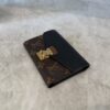 Louis Vuitton Monogram Pallas Compact Wallet Black