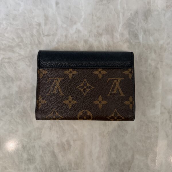 Louis Vuitton Monogram Pallas Compact Wallet Black