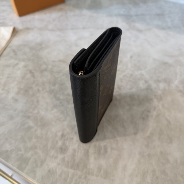 Louis Vuitton Monogram Pallas Compact Wallet Black