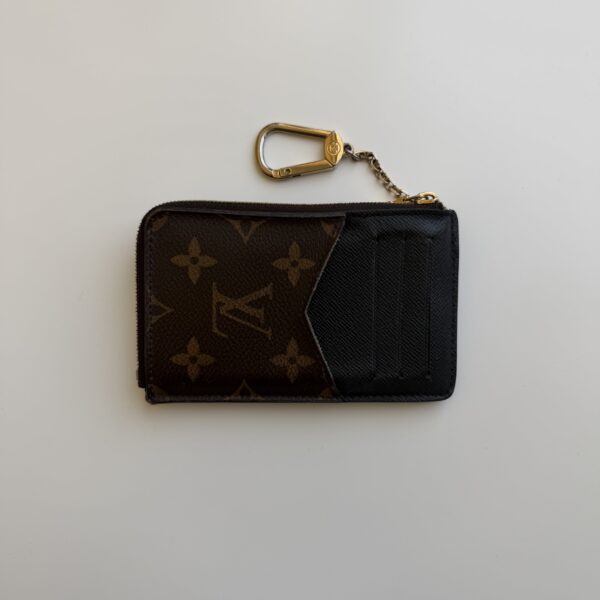 Louis Vuitton Monogram Recto Verso Card Holder Black