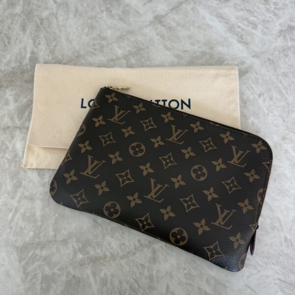 Louis Vuitton Monogram Etui Voyage PM Pouch Fuchsia