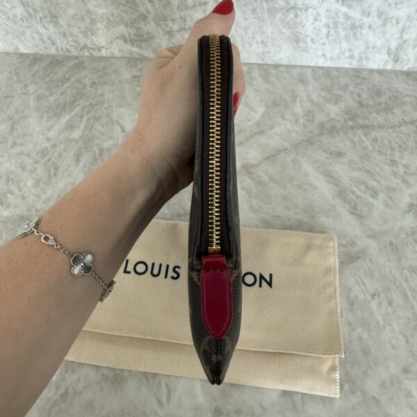 Louis Vuitton Monogram Etui Voyage PM Pouch Fuchsia